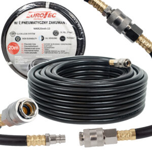 WĄŻ 20M PNEUMATYCZNY GUMOWY DO KOMPRESORA ZAKUWANY PRZEWÓD 20BAR