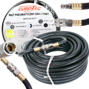 Wąż Do Kompresora Przewód Gumowy Pneumatyczny 15m 10x17mm Zakuwany