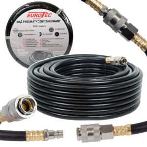 WĄŻ 10M PNEUMATYCZNY GUMOWY DO KOMPRESORA ZAKUWANY PRZEWÓD 20BAR