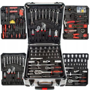 ZESTAW KLUCZY NARZĘDZI W WALIZCE 187 EL. EU-187B