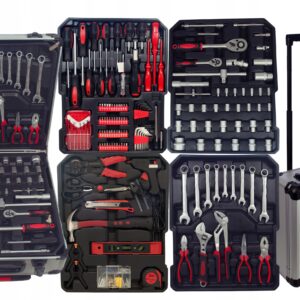 ZESTAW KLUCZY NARZĘDZI W WALIZCE 187 EL. EU-187C